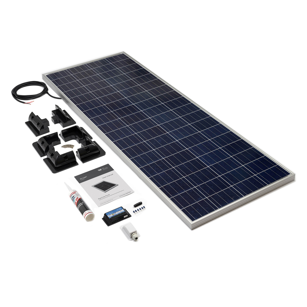 200W Rigid Solar Panel Roof & Deck Top Kit | Solar Technology